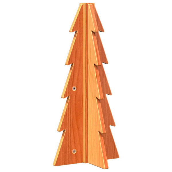 Vahanruskea puinen koristejoulukuusi Crezante 49cm (mänty)