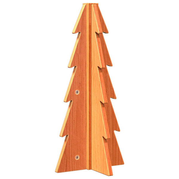 Vahanruskea puinen koristejoulukuusi Crezante 49cm (mänty)