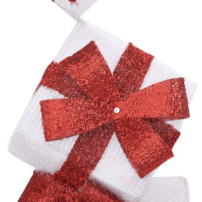 Lämmin valkoinen joulukoristeita lahjarasia Owais 80 LEDs