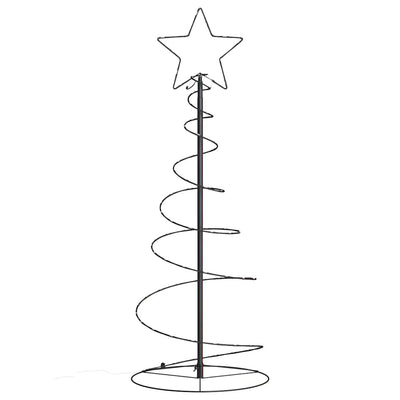 Lämmin valkoinen led joulukuusi Daminel 120cm (80 lediä)