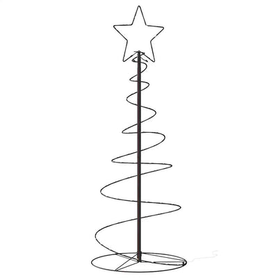 Lämmin valkoinen led joulukuusi Daminel 120cm (80 lediä)
