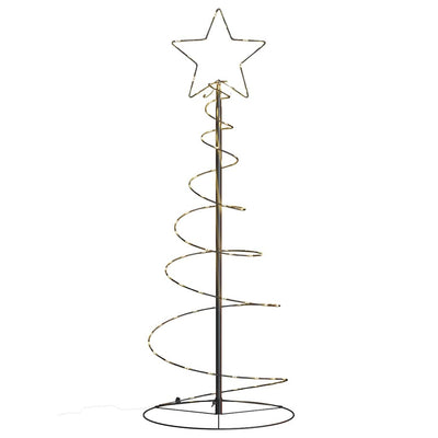Lämmin valkoinen led joulukuusi Daminel 120cm (80 lediä)