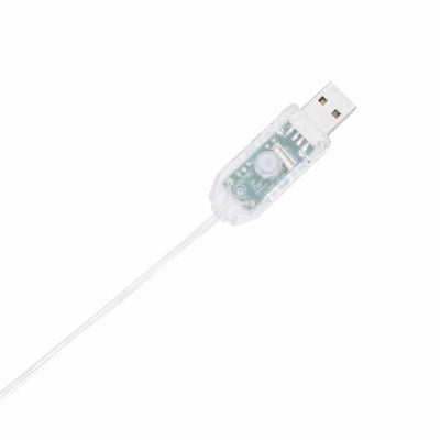 Lämmin valkoinen led joulukuusi Daminel 120cm (80 lediä)