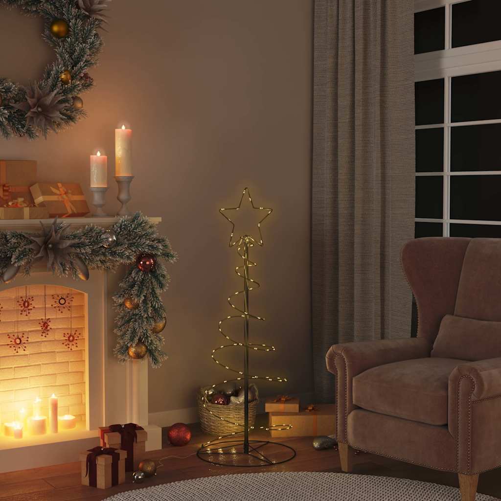 Lämmin valkoinen led joulukuusi Daminel 120cm (80 lediä)