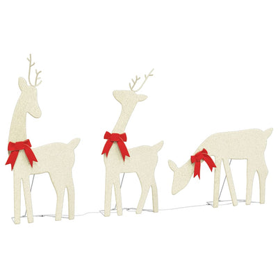 Lämmin valkoinen joulukoristeet poro Ara 90 LEDiä (3 kpl)