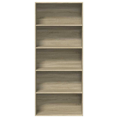 Kirjahylly Sonoma-tammi 80x30x189 cm lastulevy