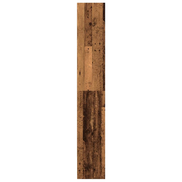 Kirjahylly vanha puu 80x30x189 cm lastulevy