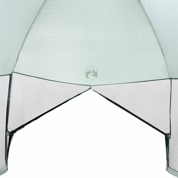 Hyttysteltta 320 x 320 x 218 cm Polyesteri ja lasikuitu Harmaa