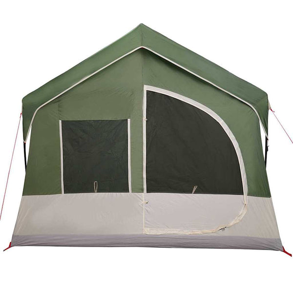 Perhe Teltta 620 x 322 x 240 cm Polyesteri Vihreä ja valkoinen