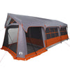 Perhe Teltta 620 x 322 x 240 cm Polyesteri Harmaa ja oranssi