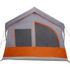 Perhe Teltta 620 x 322 x 240 cm Polyesteri Harmaa ja oranssi