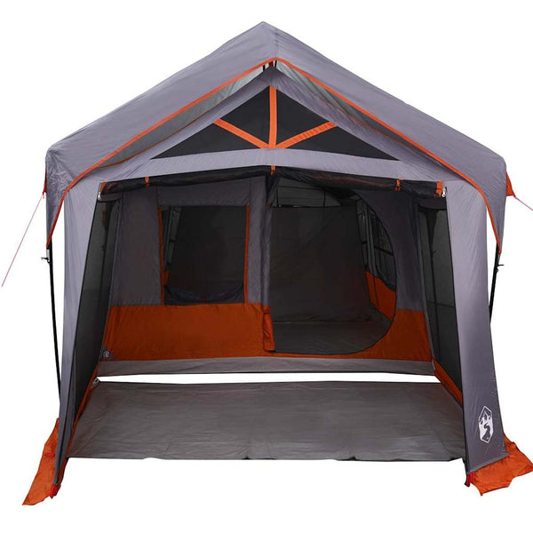 Perhe Teltta 620 x 322 x 240 cm Polyesteri Harmaa ja oranssi