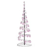 Lämmin valkoinen led joulukuusi koruilla Daminel 150cm (100 lediä)