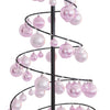 Lämmin valkoinen led joulukuusi koruilla Daminel 150cm (100 lediä)