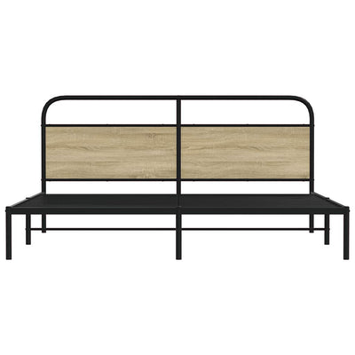 Savutammi metallinen sängynrunko ilman patjaa Mirci 183x213cm