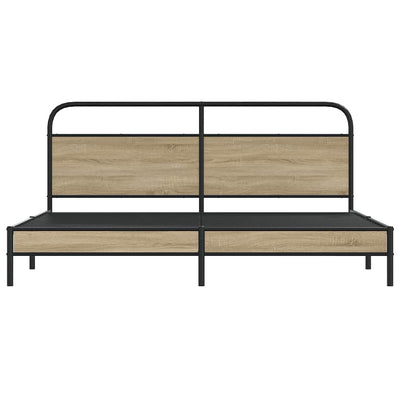 Savutammi metallinen sängynrunko Mirci 193x203cm