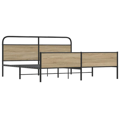 Savutammi metallinen sängynrunko Mirci 183x213cm