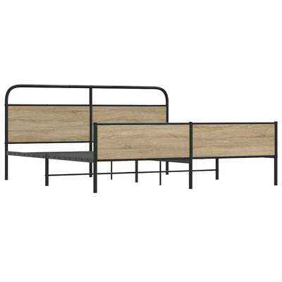 Savutammi metallinen sängynrunko Mirci 150x200cm