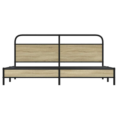 Savutammi metallinen sängynrunko ilman patjaa Mirci 193x203cm