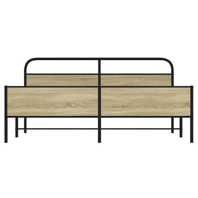 Savutammi metallinen sängynrunko ilman patjaa Mirci 183x213cm