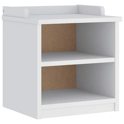 Valkoinen eteisen penkki sandnes Lotzi 45x40x50cm (mänty)