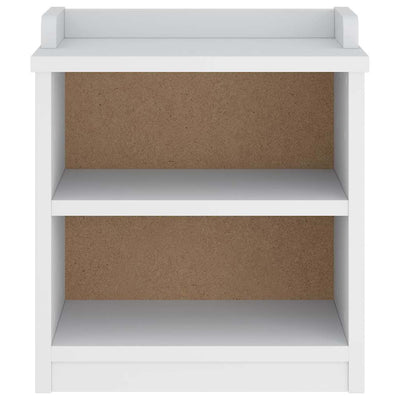 Valkoinen eteisen penkki sandnes Lotzi 45x40x50cm (mänty)