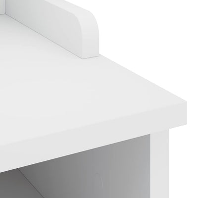 Valkoinen eteisen penkki sandnes Lotzi 45x40x50cm (mänty)