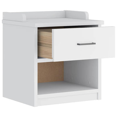 Valkoinen eteisen penkki sandnes Hammadi 45x40x50cm (mänty)