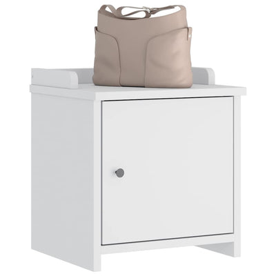 Valkoinen eteisen penkki sandnes Iosefina 45x40x50cm (mänty)