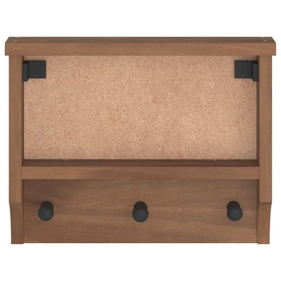 Seinänaulakko SANDNES 45x12x35 cm täysi mänty