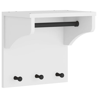 Valkoinen seinänaulakko sandnes Rommel 43x30x42cm (mänty)