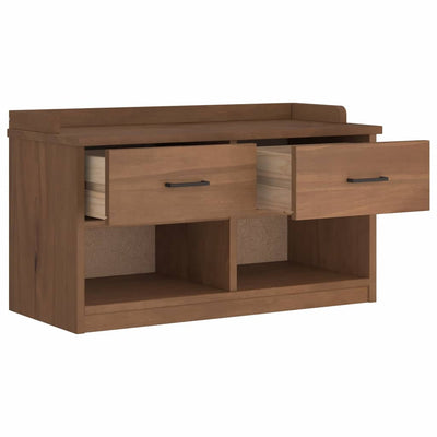 Eteisen penkki SANDNES 87x40x50 cm täysi mänty