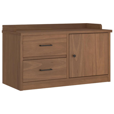 Eteisen penkki SANDNES 87x40x50 cm täysi mänty