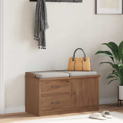 Eteisen penkki SANDNES 87x40x50 cm täysi mänty
