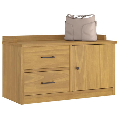 Eteisen penkki sandnes Calid 87x40x50cm (mänty)