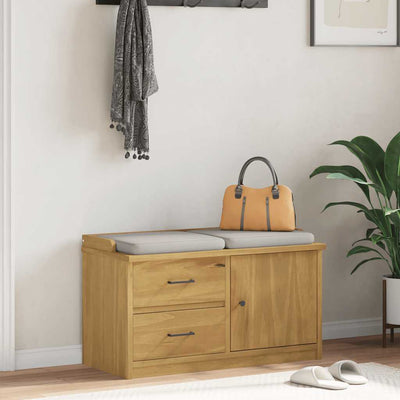 Eteisen penkki sandnes Calid 87x40x50cm (mänty)