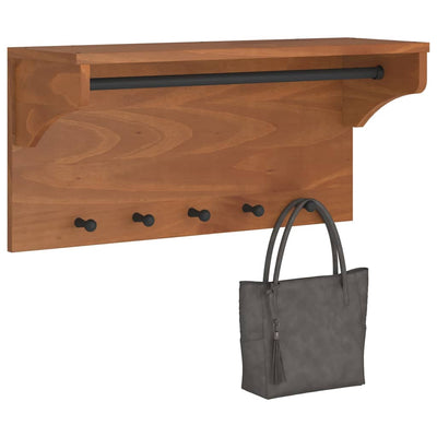 Seinänaulakko SANDNES 87x30x42 cm täysi mänty