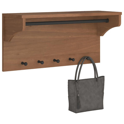 Seinänaulakko SANDNES 87x30x42 cm täysi mänty