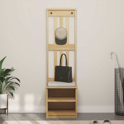 Hallin puu sandens Miuca 45x40x159,5cm (mänty)