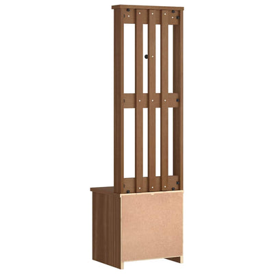 Hallin puu SANDENS 45x40x159,5 cm täysi mänty