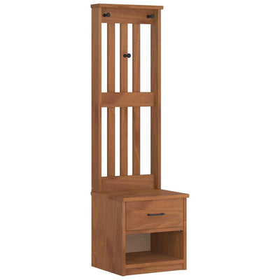 Hallin puu SANDENS 45x40x159,5 cm täysi mänty