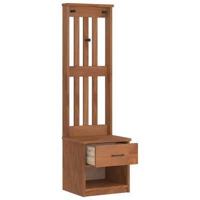 Hallin puu SANDENS 45x40x159,5 cm täysi mänty