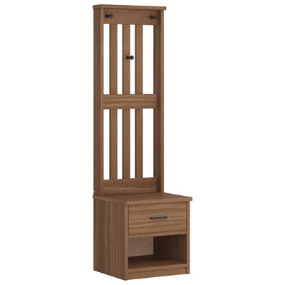 Hallin puu SANDENS 45x40x159,5 cm täysi mänty