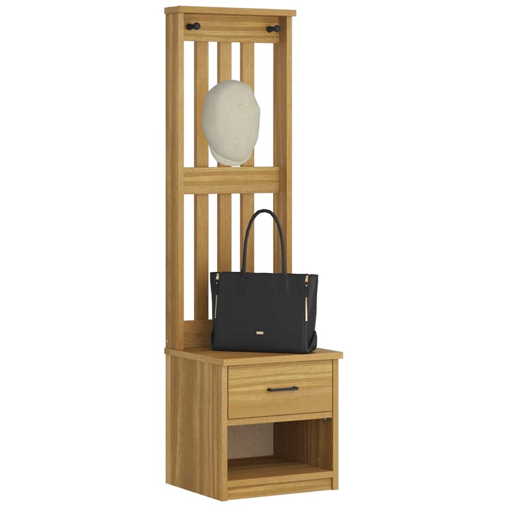 Puu sandens Israelo Hallin 45x40x159,5cm (mänty)