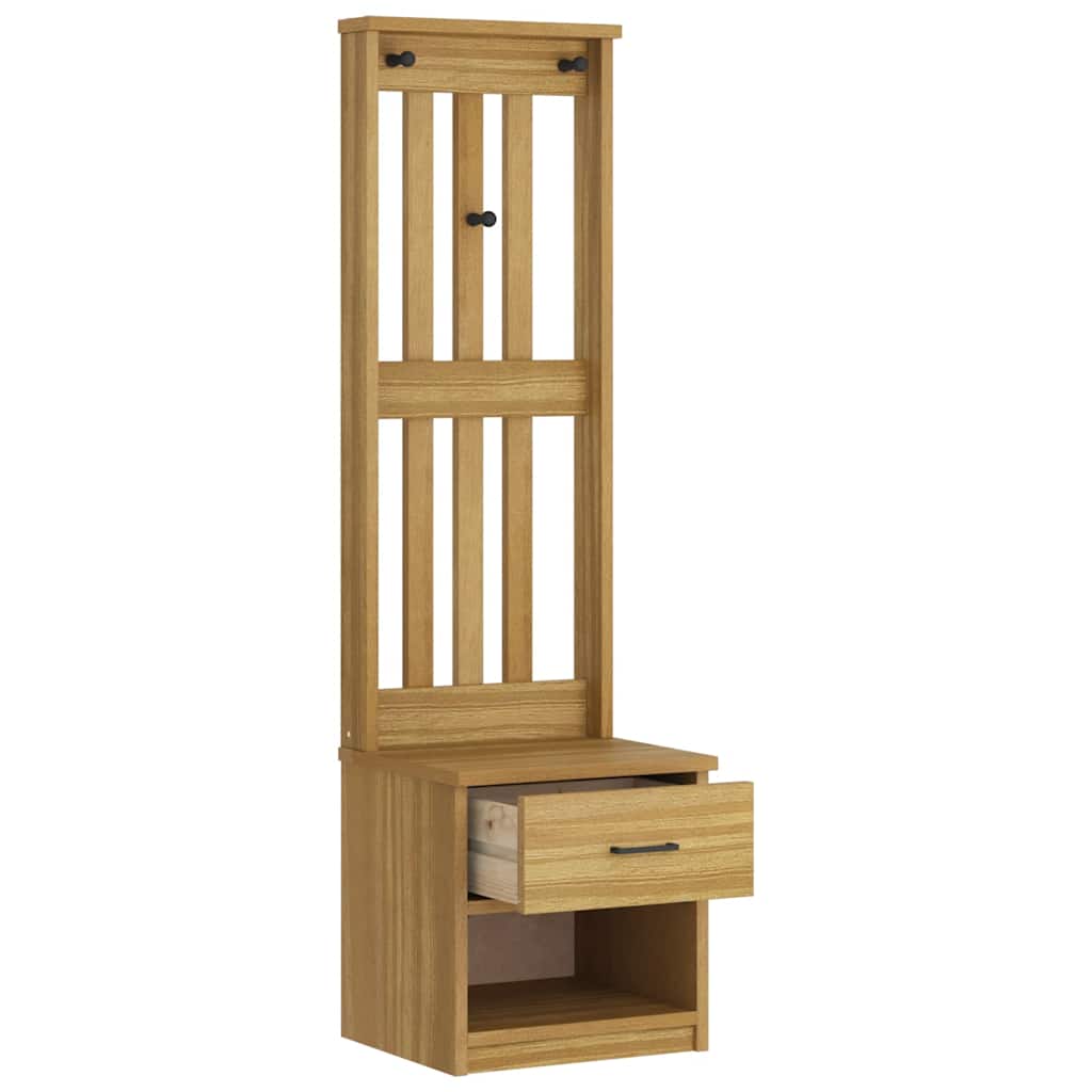Puu sandens Israelo Hallin 45x40x159,5cm (mänty)