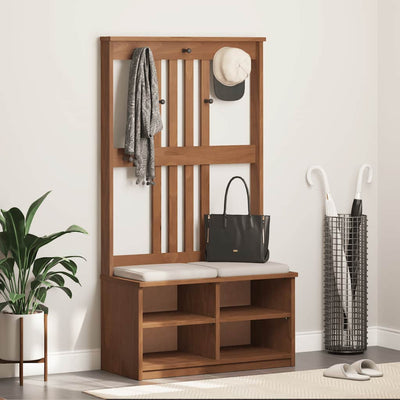 Hallin puu SANDENS 87x40x159,5 cm täysi mänty
