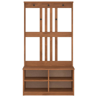 Hallin puu SANDENS 87x40x159,5 cm täysi mänty