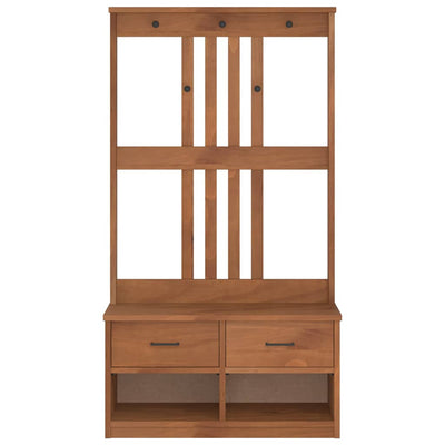 Hallin puu SANDENS 87x40x159,5 cm täysi mänty