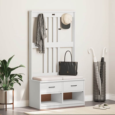 Valkoinen hallin puu sandens Blagoioja 87x40x159,5cm (mänty)