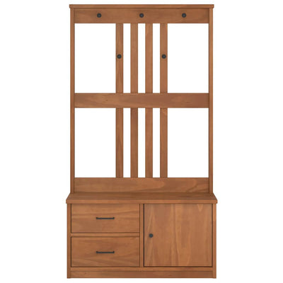 Hallin puu SANDENS 87x40x159,5 cm täysi mänty